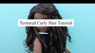 Textured Curly Hair Tutorial [Gabriela, JLY 44, Cecile] ll ilovesabie
