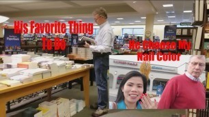 American Filipina Life In America   My Husband Took me To Nail Salon + His Favorite Thing to Do