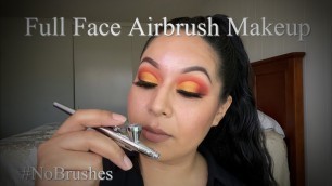 Sunset Airbrush Makeup Look