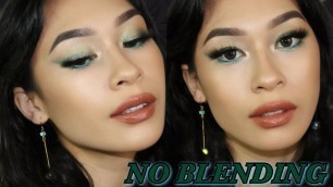 NO BLENDING + Wearable Green Smokey Eye | Alter Ego Day 6: Goddess