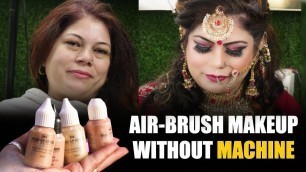 BINA AIR-BRUSH MACHINE K AIRBRUSH MAKEUP | PRABHA MAKEOVER