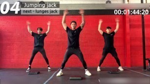 'TABATA JUMPING JACK CARDIO | BEGINNER | 4 MINUTE -check out my re-upload videos-'