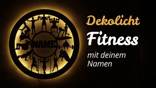 'LED Fitness Geschenke für Männer & Frauen personalisiert'