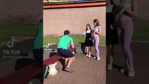 'American fitness girl prank VIDEO funny reaction tiktok meme'