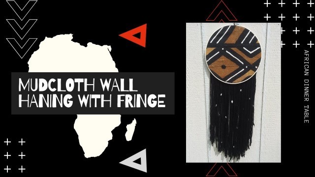 African Home Decor TV | Season 1: Bogolan Mudcloth Wall Hanging with Fringe