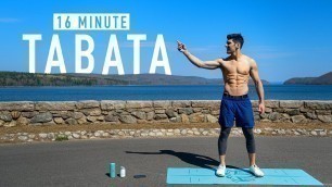'16 MINUTE TABATA WORKOUT - Full-Body - No Equipment (w/ Ash Crawford)'