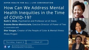 How can we address mental health inequities in the time of COVID-19?