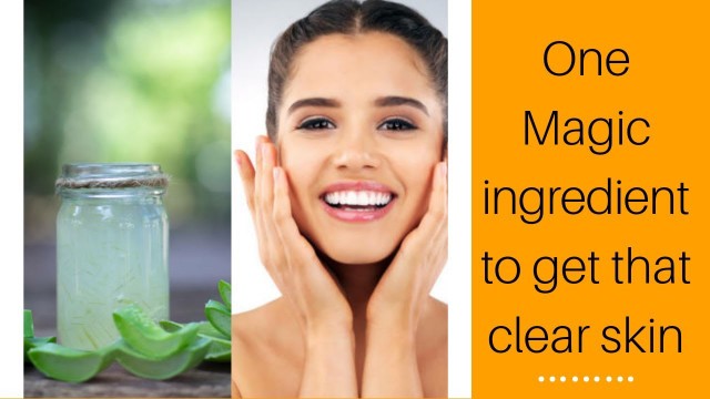 How to get Spotless,Clear skin | AMAZING BEAUTY HACKS WITH ALOE VERA
