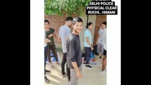 'Delhi police physical clear..JDB FITNESS ACADEMY..RUCHI .HIMANI.#shorts .#viral #workout #fitness'