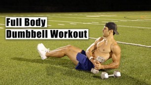 'Full-Body TABATA Dumbbell Workout | Ash Crawford'