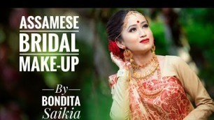 Airbrush Makeup||Assamese Bridal Make-up||By Bondita Saikia