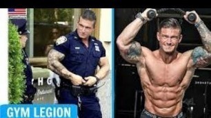 'Police Fitness For Motivation!!!!!!Crazy Physiques!!!!Police Muscle'