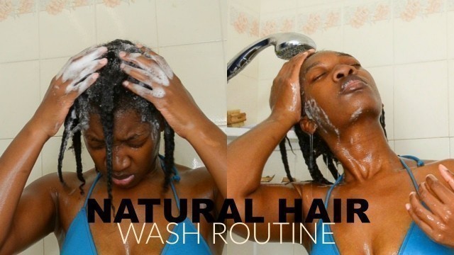 How To Wash Hair In Braids | NO MORE TANGLES | 4C NATURAL HAIR WASH ROUTINE | Clarify Natural Hair