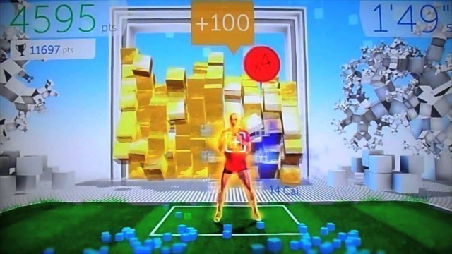 'Wall Breaker Challenge Gameplay 11547pts - Your Shape: Fitness Evolved 2012 - Kinect'
