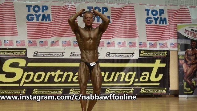 'Mindaugas Miciuda – Competitor No 173 – Männer WFF Fitness - NABBA / WFF Austria Open 2017'