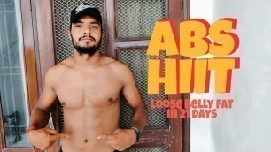 9 miniutes ABS HIIT workout | Loose belly fat easily