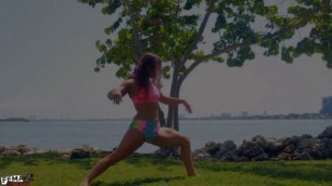 'Frauen Fitness Yoga Sexy Motivation'