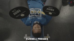 'David Still Dumbbell Presses: RugbyTown Crossover ACADEMY Week 9 3-22-21'