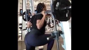 'Black Fitness models   Qui Personal Trainer   AMAZING GLUTES AND LEGS WORK'