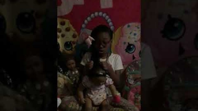 Ebony Princess talks about caring for her dolls