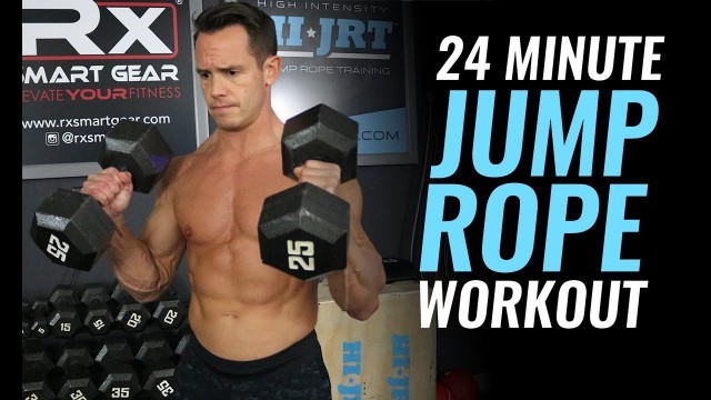 'Burn Fat Fast - 24 Minute Jump Rope Workout'