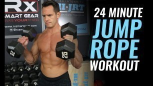 'Burn Fat Fast - 24 Minute Jump Rope Workout'