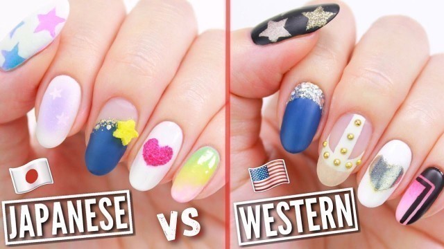 Japanese VS American Nail Art!