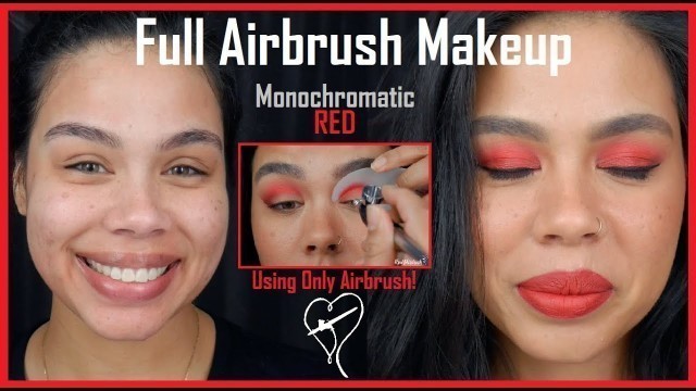 Full Airbrush Makeup GRWM -Reds | IHeartAirbrush