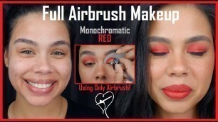 Full Airbrush Makeup GRWM -Reds | IHeartAirbrush