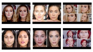 SIX FULL MAKEUP TUTORIALS - CONTOURING - COVERING ACNE - KYLIE JENNER - OVER 40S - DRUG STRORE GLAM!