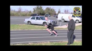 'CT State Police Physical Fitness Assessment: 1.5 mile run'