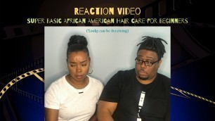 Reaction Video:White mom hair care routine for black child