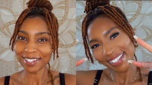 Full Coverage Foundation Tutorial covering dark marks & acne breakout| iamLindaElaine