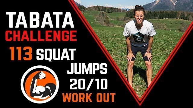 'TABATA Workout : 113 Squat Jumps Challenge - TABATAMANIA'