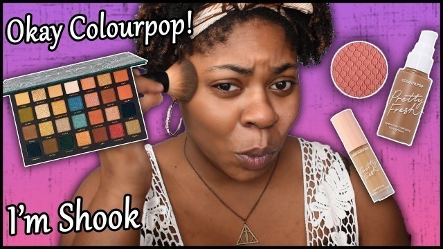 NEW MAKEUP FIRST IMPRESSIONS | Trying Out Colourpop Pretty Fresh & Alter Ego Artemis Palette