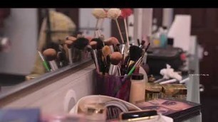 Airbrush makeup for model, Parakkat jewellery Photo Shoot
