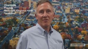 Chad Noble, President of the Henry Ford Allegiance Health Foundation