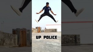 'Up police on stunt❤️warriors tribe fitness