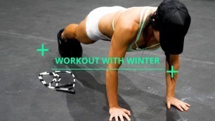 'JUMP ROPE Beginner Workout with WINTER ❄️'