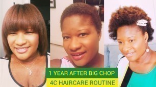 BIG CHOP ON 4C HAIR. DIY PRODUCTS TO GROW HAIR AND RETAIN LENGTH