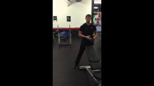 'Single Arm Dumbbell Crossover'