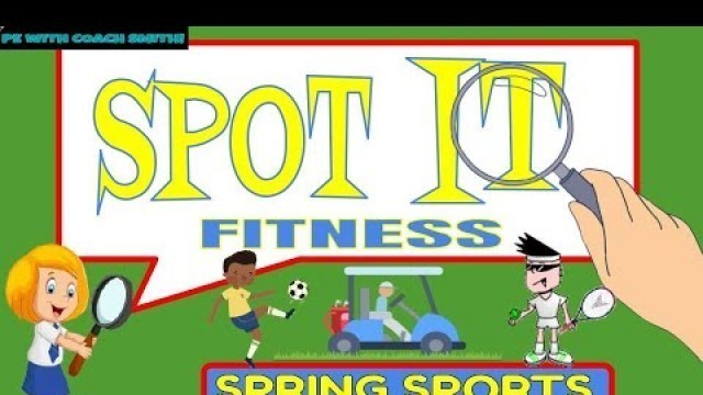 'SPOT IT Fitness SPRING SPORTS EDITION PE Tabata Workout/ Brain Break!'