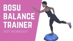 '20 Minute BOSU Balance Trainer | Fat Burning Tabata Workout'