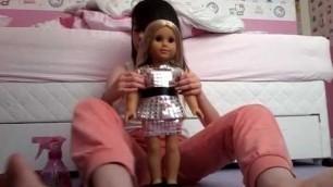 Care for American girl straight hair