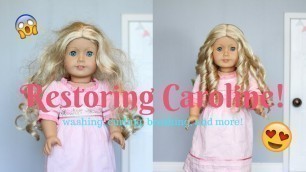 Opening and Restoring AG Caroline!