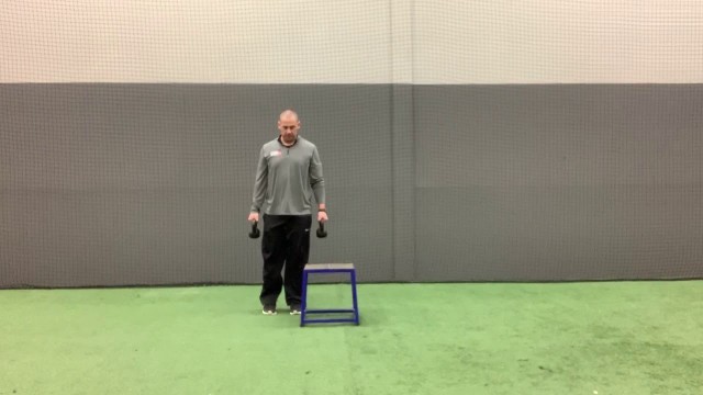 'Step Up - Crossover (2 Dumbbell)'