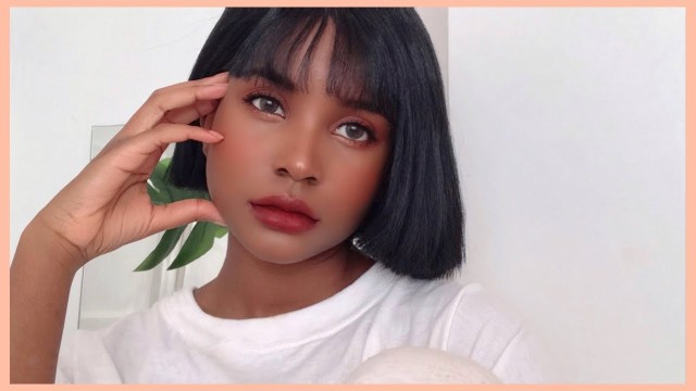 BLACK GIRL TRIES KOREAN ULZZANG SOFT BROWN MAKEUP