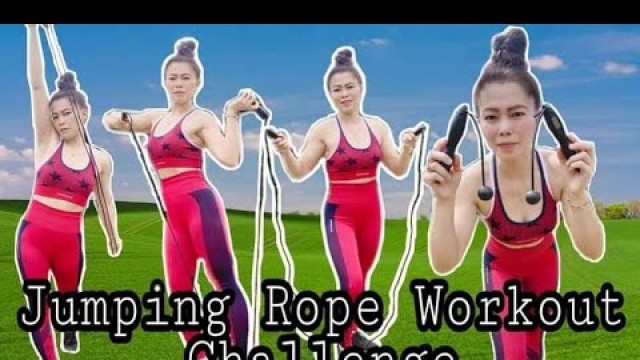 'Jumping Rope Workout Challenge ll Rosen Harvison Exercise'