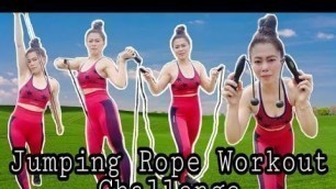 'Jumping Rope Workout Challenge ll Rosen Harvison Exercise'