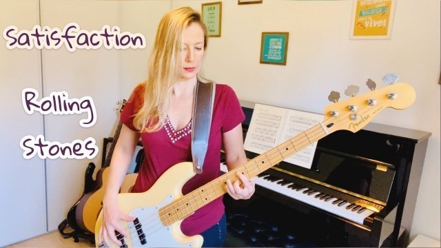 'I can\'t get no satisfaction - Rolling Stones / Jessica Bass Guitar'